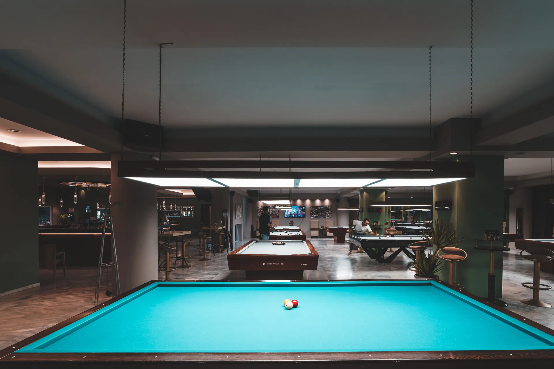 ARAMIS billiard hall interior
